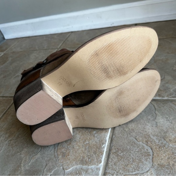 NEW Roan By Bed Stu Uma Brown Distressed Ankle Boots​ - Picture 7 of 7